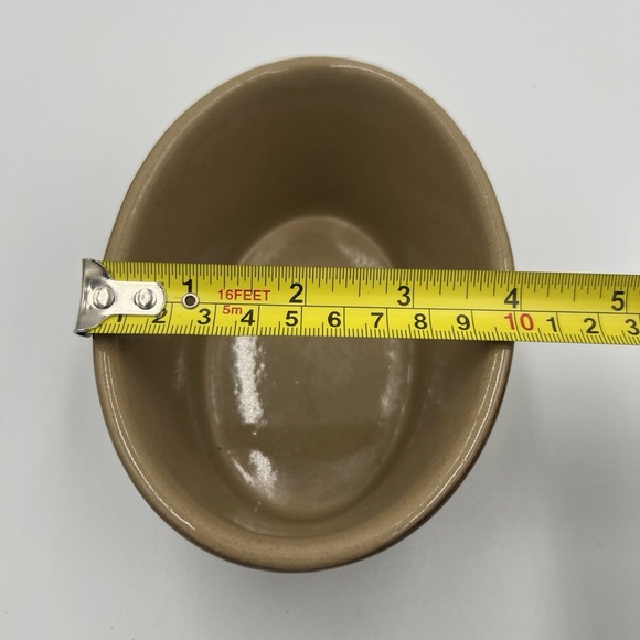 Pearson's of Chesterfield England Stoneware Pudding Basin Baking Bowl 5" Brown - Picture 7 of 8